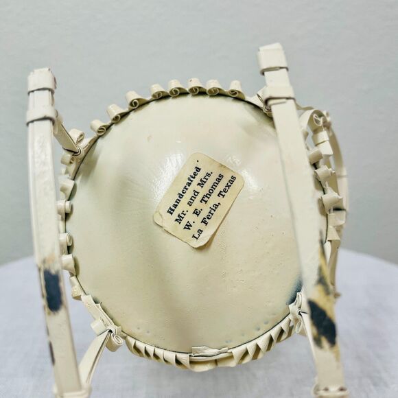 Vintage Miniature Dollhouse Metal Rocking Chair Original Folk Victorian Chair - Picture 8 of 11